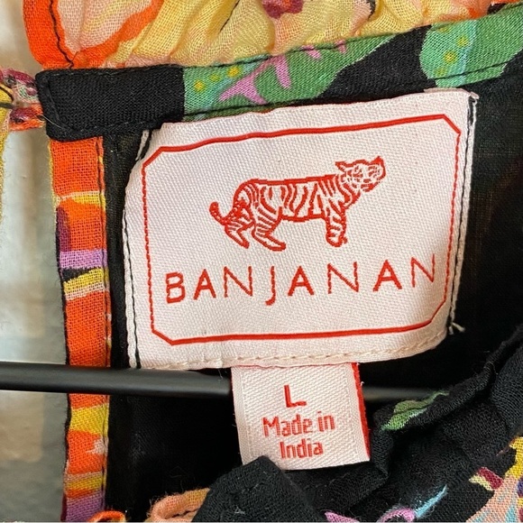 Banjanan Hanna Dress Floral Sunflower Ruffle - Picture 5 of 6